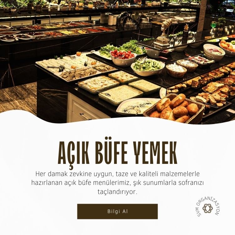 İzmir Kurumsal Organizasyon Acik Bufe Yemek