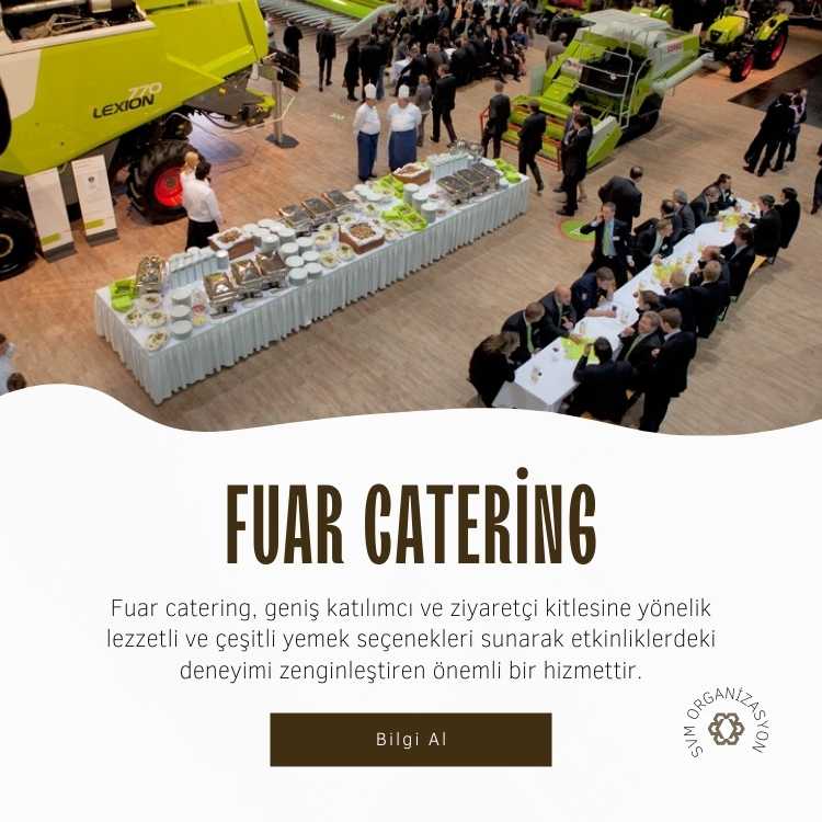 İzmir Kurumsal Organizasyon Fuar Catering 1